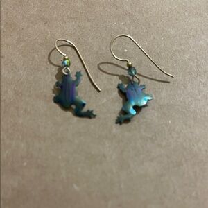 Holly Yashi Niobium Colorful Frog Dangle Earrings! So cute and pretty!